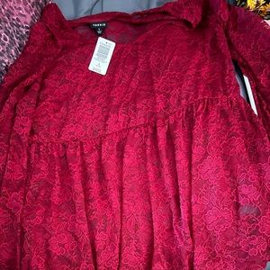 Torrid size 1 top. See through material. BNWT.